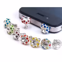 افزونه موبایل الماس گرد Mobile Aux Plug-in Diamond