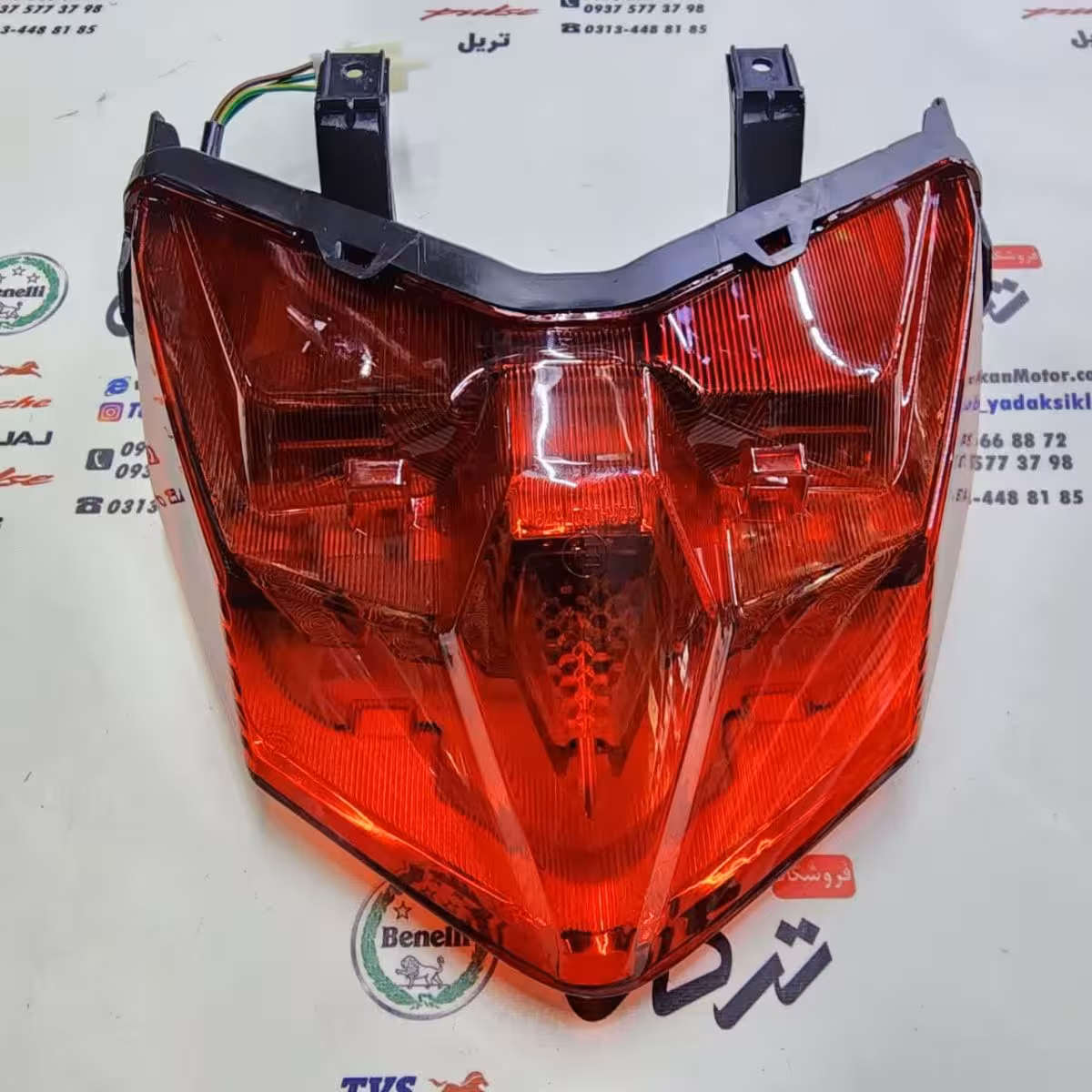 خطر عقب کامل موتور طرح کلیک خارجی