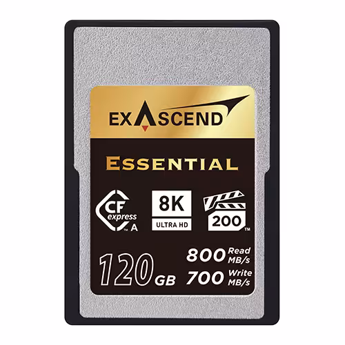 کارت حافظه CFexpress A اکساسند Exascend Essential Series CFexpress Type A 120GB 800MB/S