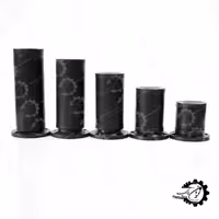 پایه پلاستیکی تکنواستار مشکی ساده  – 8 سانت