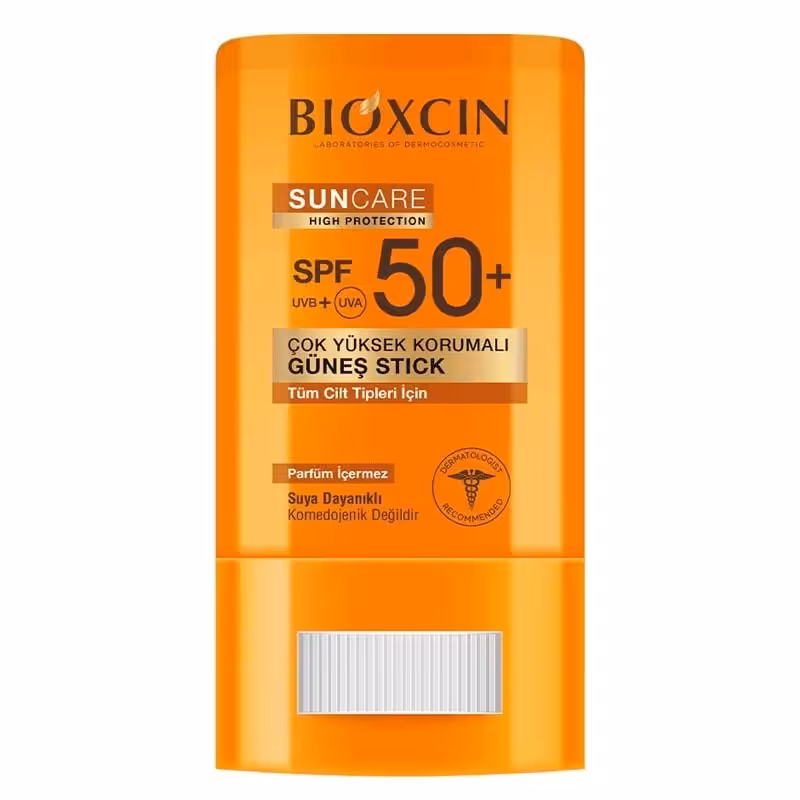 ضد آفتاب استیکی BIOXCIN بیوکسین SUNCARE SPF50  مناسب انواع پوست 15 گرم