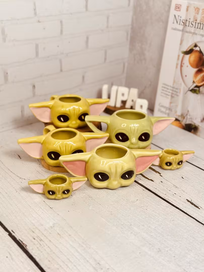 ماگ طرح دیزنی دست ساز بی بی یودا کد 6539