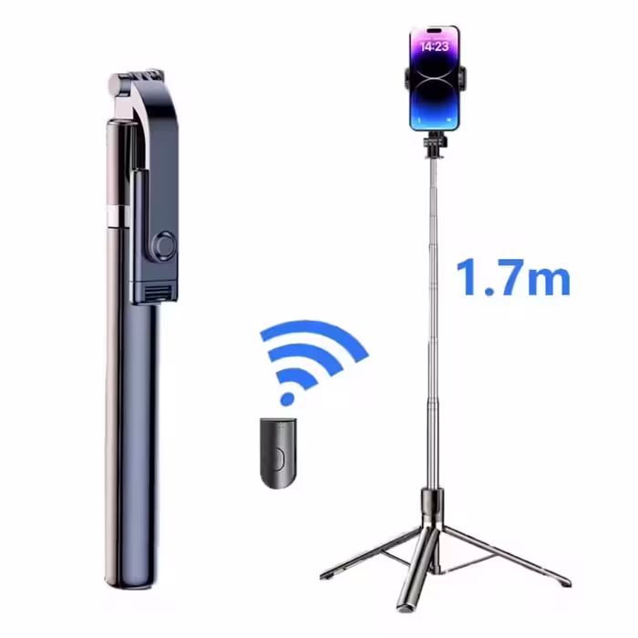 مونوپاد سلفی استیک سه پایه گوشی موبایل ( خرید عمده و تکی مونوپاد گناوه مارکت )1