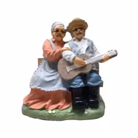 مجسمه مدل پیرمرد نوازنده