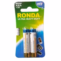 Ronda Super Heavy Duty  کارتی نیم قلمی AAA دو عددی