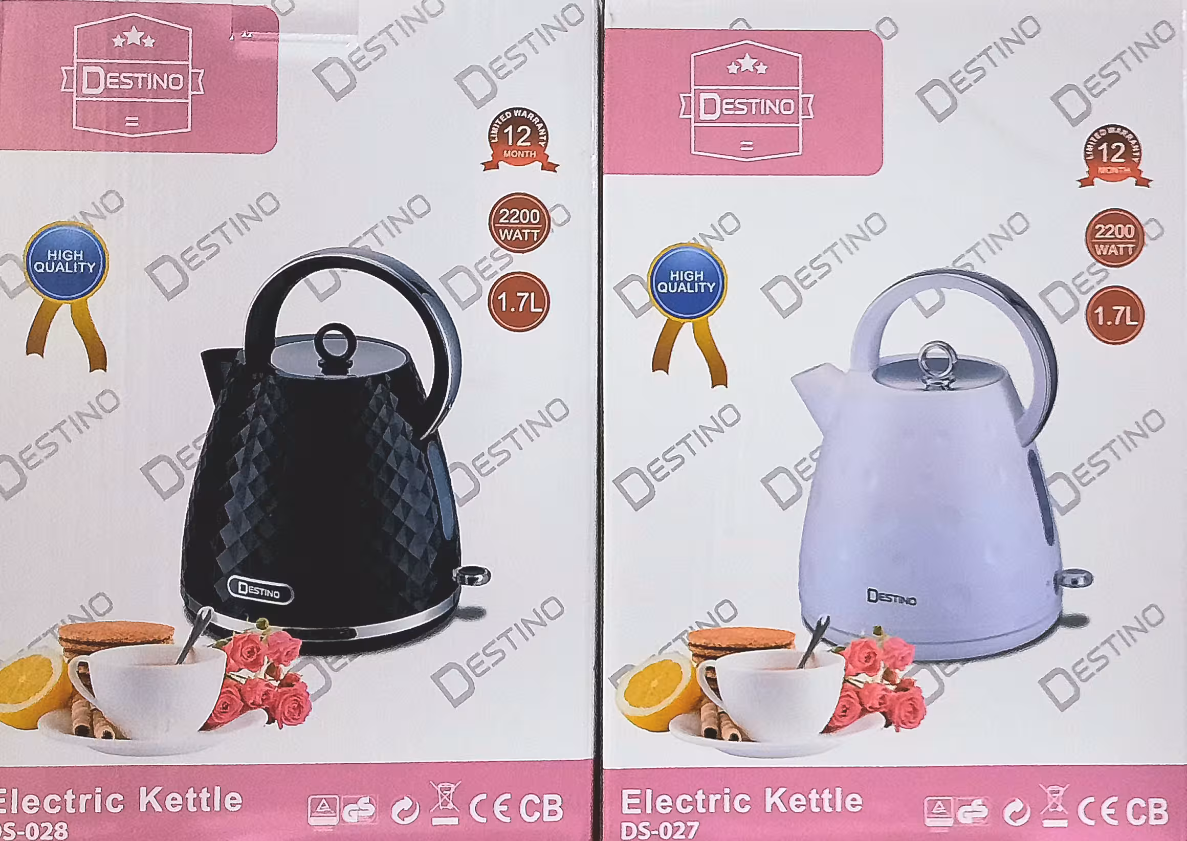 کتری برقی دسینی ایتالیا مدل DS-028 تولید 2024 طرح آرگونومیک