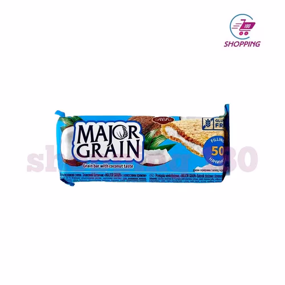 غلات بار ماژور گرین با مغز نارگیل