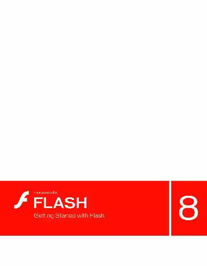 خرید و دانلود نسخه کامل کتاب Flash 8 - Getting Started with Flash