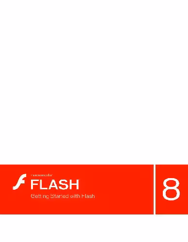 خرید و دانلود نسخه کامل کتاب Flash 8 - Getting Started with Flash