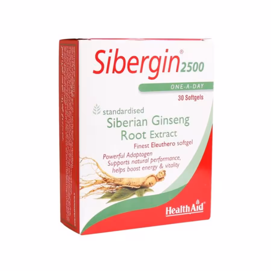 کپسول ژلاتینی سیبرجین 2500 میلی گرم هلث اید 30 عدد