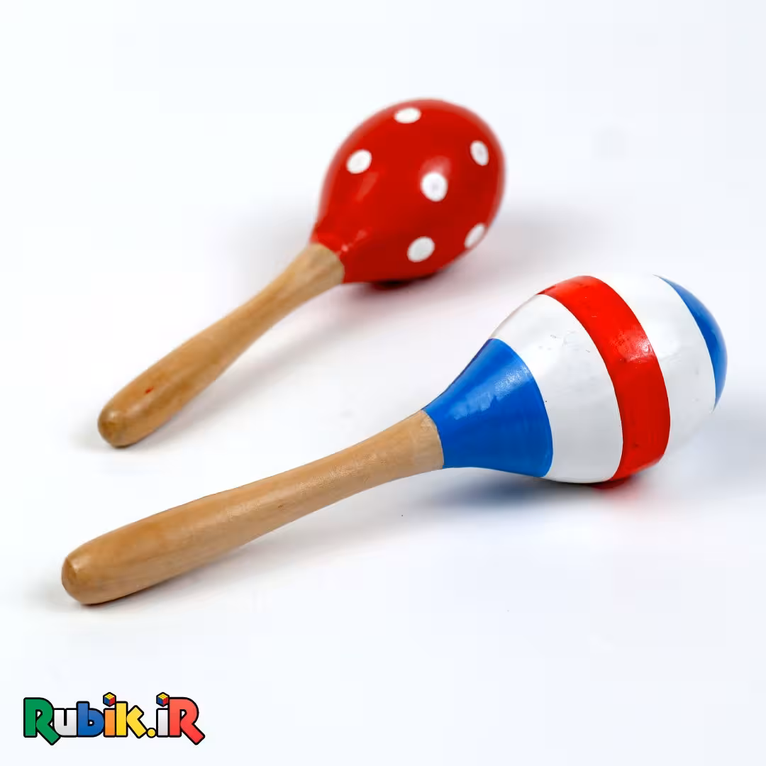 اسباب بازی جغجغه چوبی