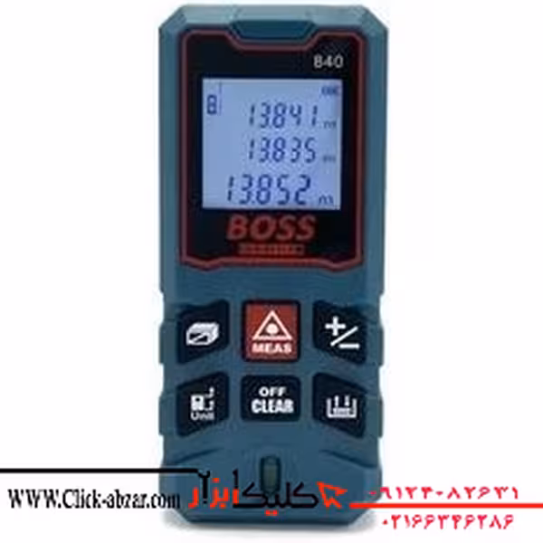 متر لیزری ضد آب باس مدل B40 برد 40 متر