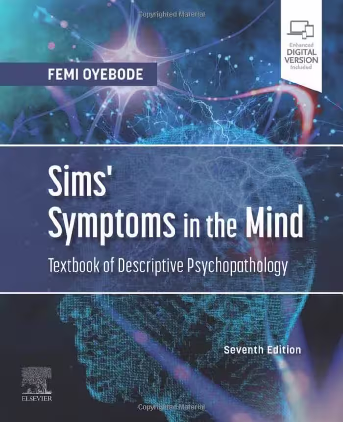 خرید و دانلود نسخه کامل کتاب Sims' Symptoms in the Mind: Textbook of Descriptive Psychopathology