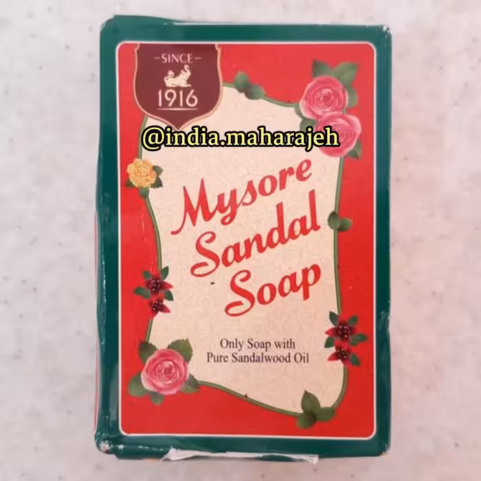 صابون صندل هندی،روشن کننده،آبرسان قوی،رفع چربی پوست،تولید هند وزن 75 گرم 