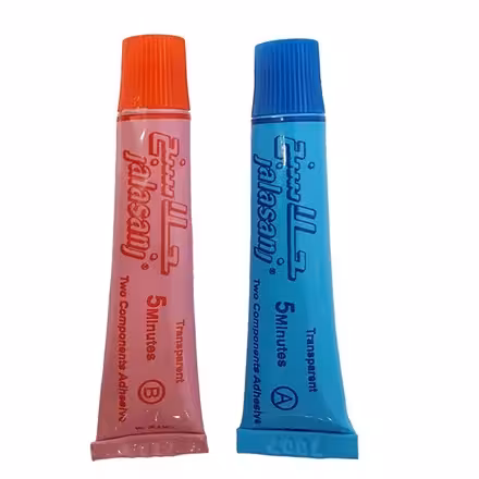 چسب دوقلو شفاف جلاسنج مدل Super Power