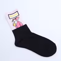 جوراب ساقدار کش انگلیسی طرح دار  20298 کد 13