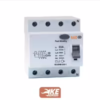 کلید محافظ جان چهار پل 40 آمپر رعد سری RB/RC-4P
