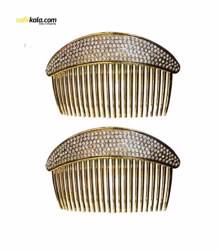 شانه مو نگین دار کمیکس بسته دو عددی کد 1081