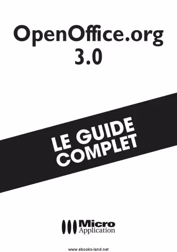 خرید و دانلود نسخه کامل کتاب OpenOffice.org 3.0 - Le guide complet