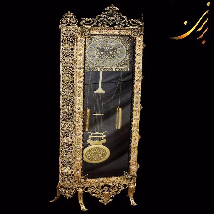 ساعت ایستاده طرح برنزی کد 114