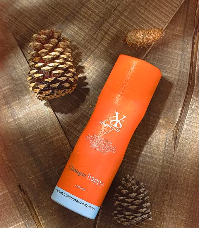 اسپری خوشبوکننده بدن مردانه شمیاس مدل هپی کلینیک (Clinique Happy) حجم 200 ml