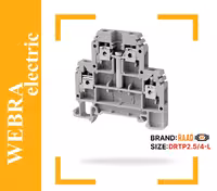 ترمینال ریلی دو طبقه لینک دار رعد مدل DRTP 2.5-4L