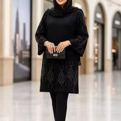 مانتو مجلسی مدل گندم سایز بزرگ 50 تا 56