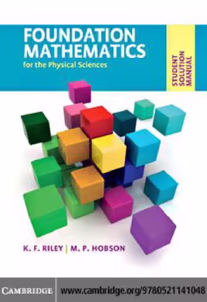 خرید و دانلود نسخه کامل کتاب Student Solution Manual for Foundation Mathematics for the Physical Sciences