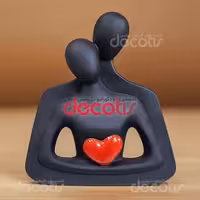 مجسمه آغوش عشق قلبی