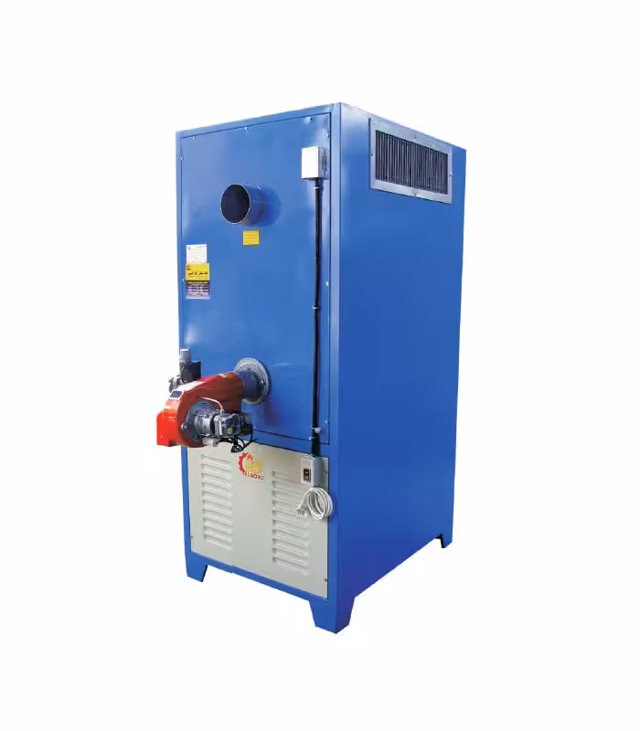 کوره هوای گرم عمودی نیرو تهویه البرز 300000 گازوییلی مدل KHG-300