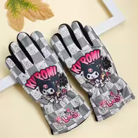 دستکش ضد آب طرح کرومی LXS رنگ طوسی کد 50369