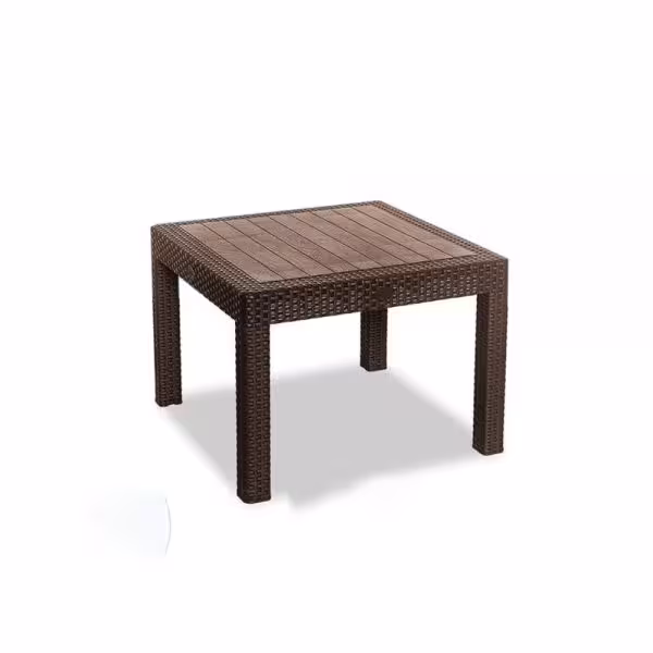 میز جلو مبلی حصیر بافت مربع کد 423 ناصر پلاستیک