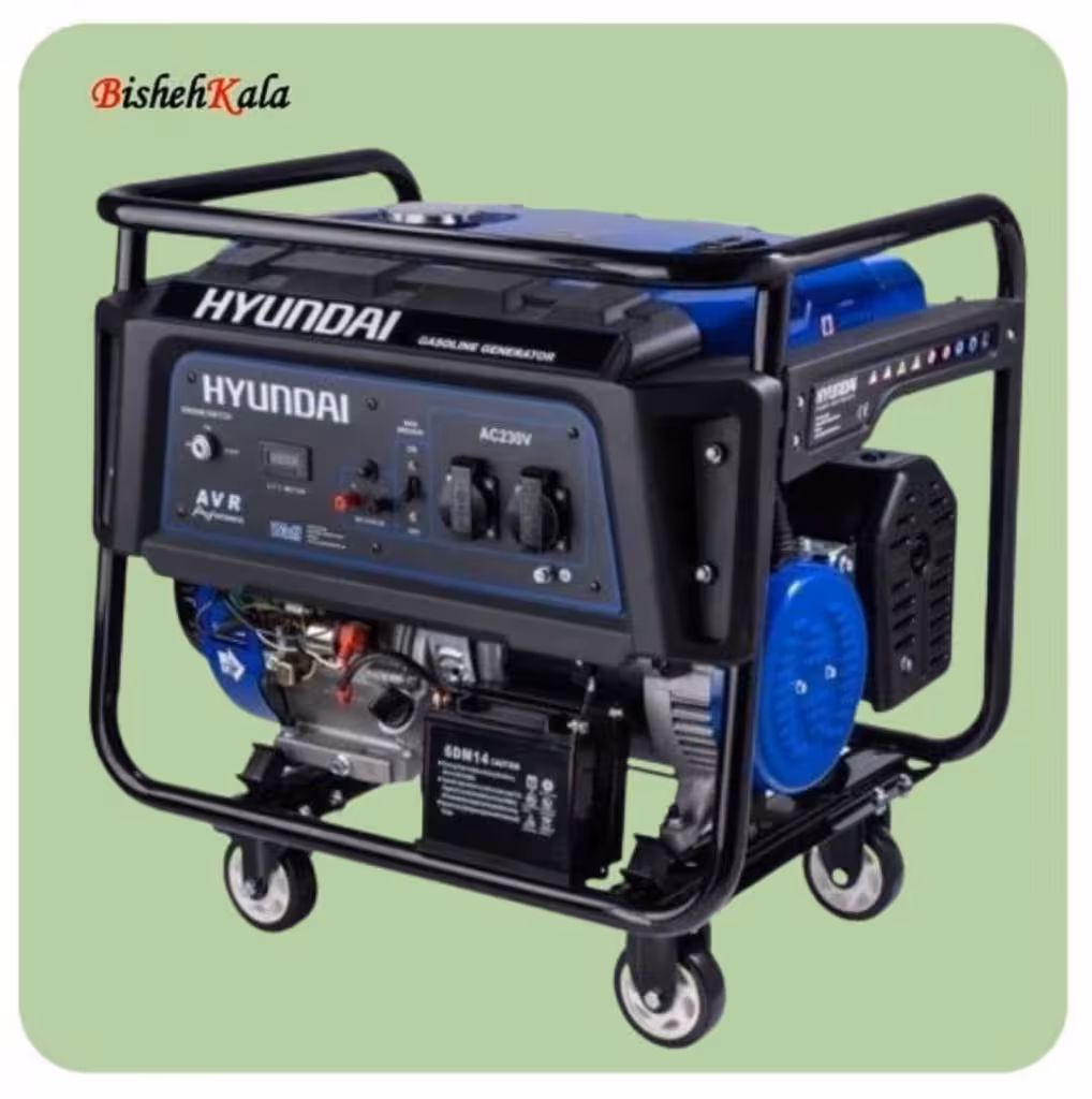 بهترین ژنراتور 6.5 کیلو وات استارتی HYUNDAI هیوندای کد(3)
