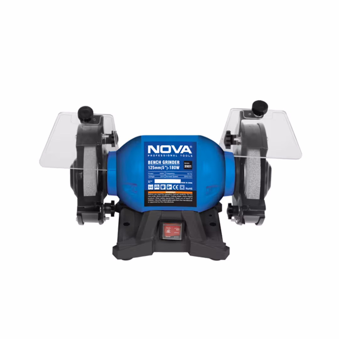 چرخ سنباده رومیزی 3901 نووا 180 وات 125 میلیمتری