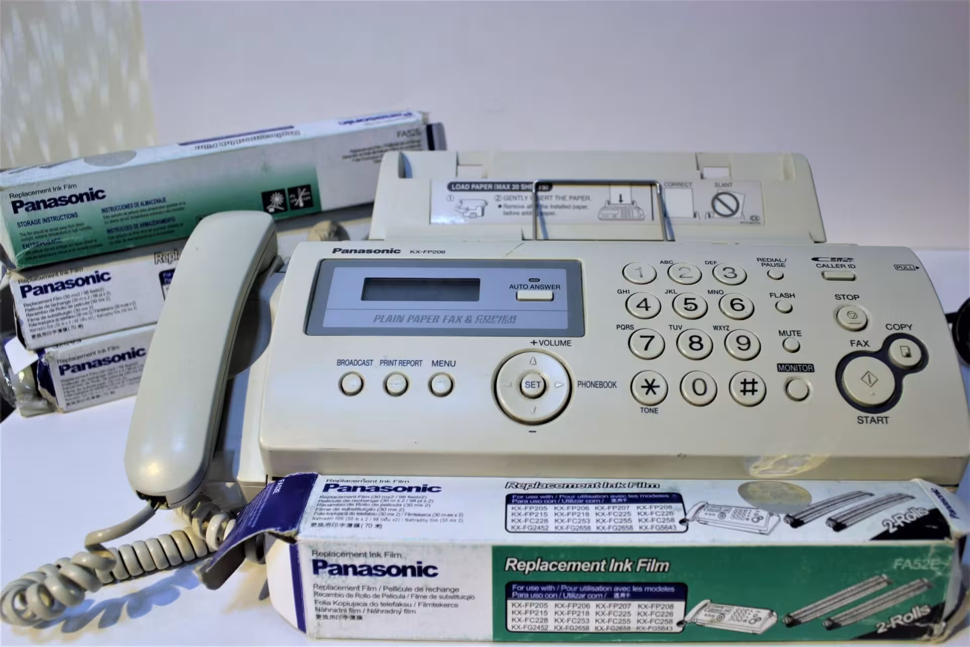 تلفن و فکس پاناسونیک Panasonic KX-FP206CX