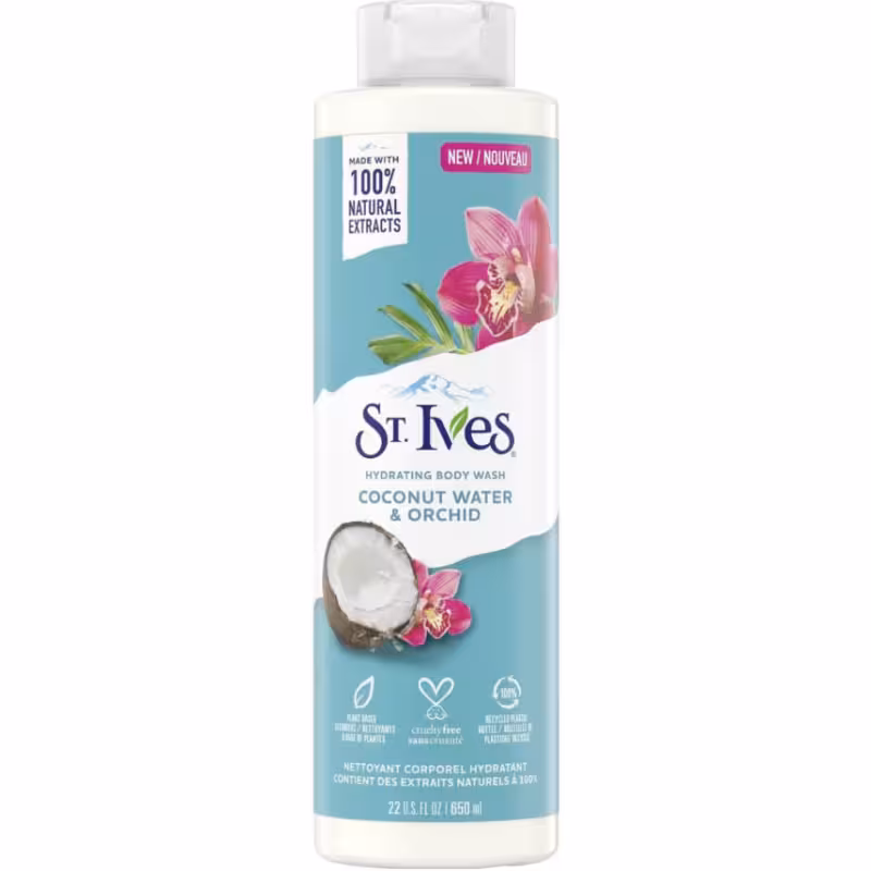 شامپو بدن نارگیل و ارکیده حجم 650 میل سینت ایوز ا St Ives Orchid And Coconut Body Shampoo 650 ml