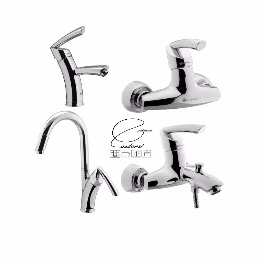 ست شیرآلات درخشان مدل تاپ