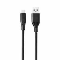 کابل شارژ رنکفورس آلمان USB-A به USB-C روکش PVC مشکی، 1 متر بسیار مقاوم Renkforce