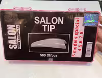 تیپ کاشت ناخن 500 عددی شماره های پرمصرف سالن Salon