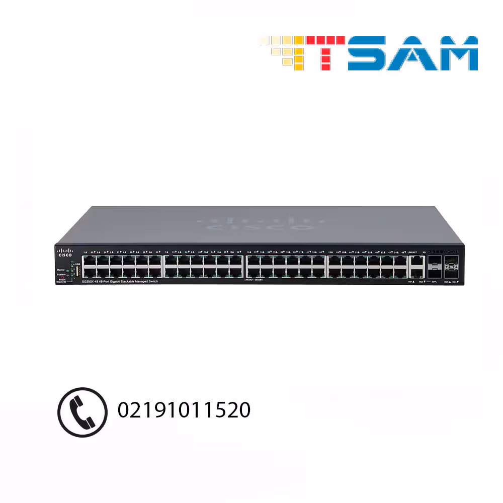 سوئیچ سیسکو مدل SG350X-48
