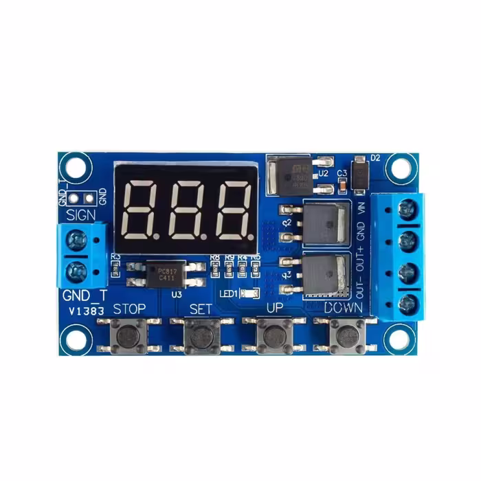 ماژول تایمر قابل تنظیم با ولتاژ 12 تا 24 ولت و خروجی CMOS