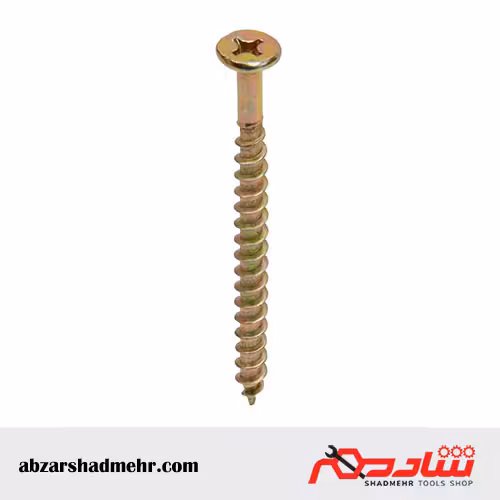 پیچ چوبی چهارسو خور 8 سانتی