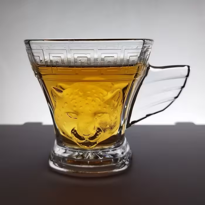 فنجان چای خوری آدریا ژاپن مدل لئوپارد کد 4226 بسته 6 عددی