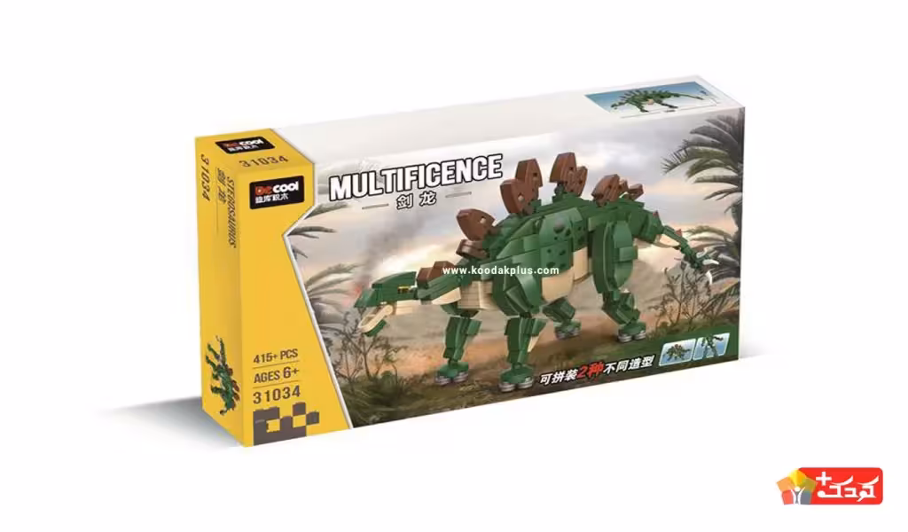 لگو 2 مدلی دایناسور و ربات مدل DECOOL-31034