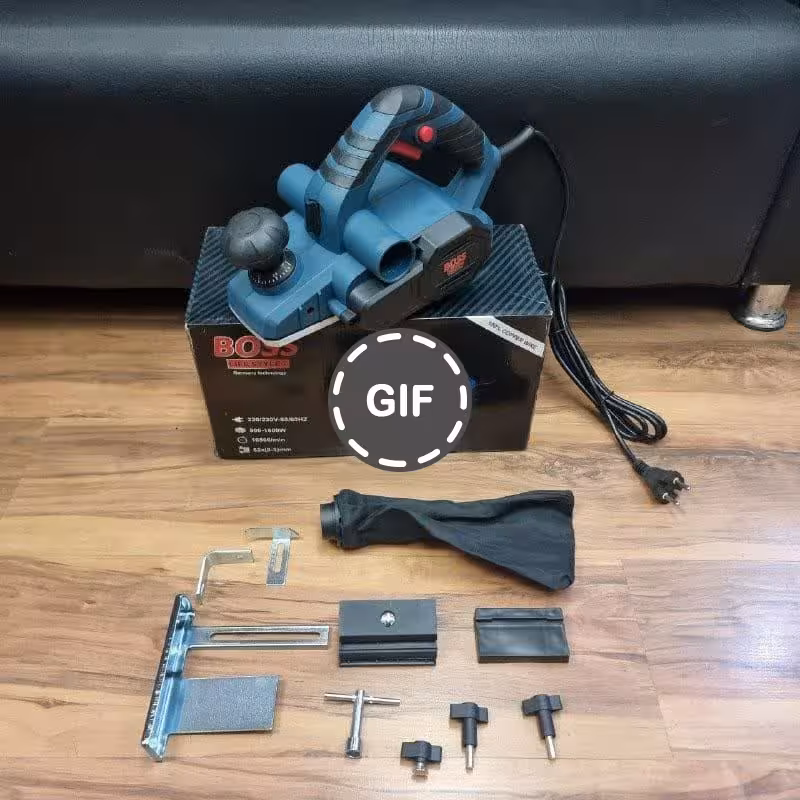 رنده برقی نجاری صنعتی باس مدل Bs-6824