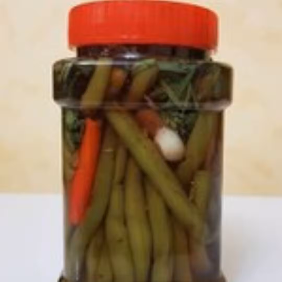 ترشی لوبیا سبز یک کیلویی ( 1000 گرمی )