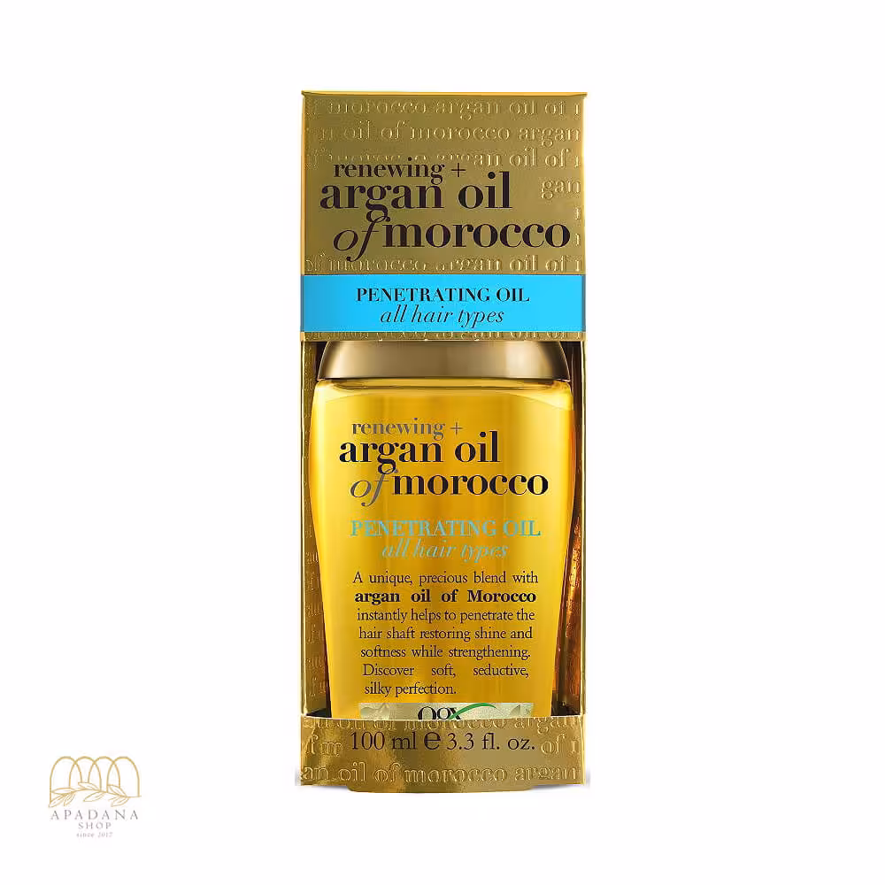 روغن آرگان مراکشی او جی ایکس مناسب انواع مو مدل Penetrating All Hair Type حجم 100 میل