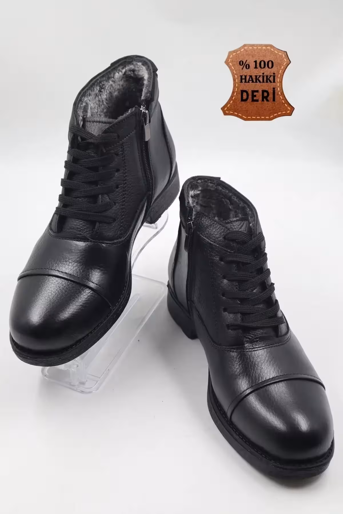 چرم اصل مردانه مشکی کژوال – 75