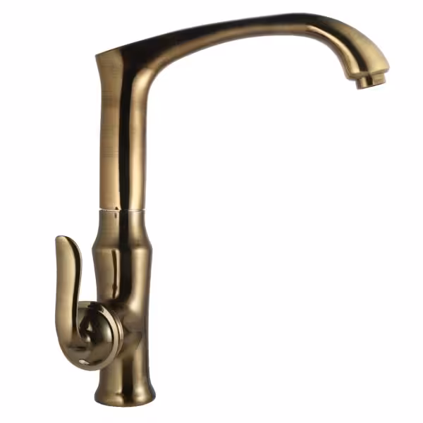 شیر سینک البرز روز مدل  اسپیرال طلایی مات