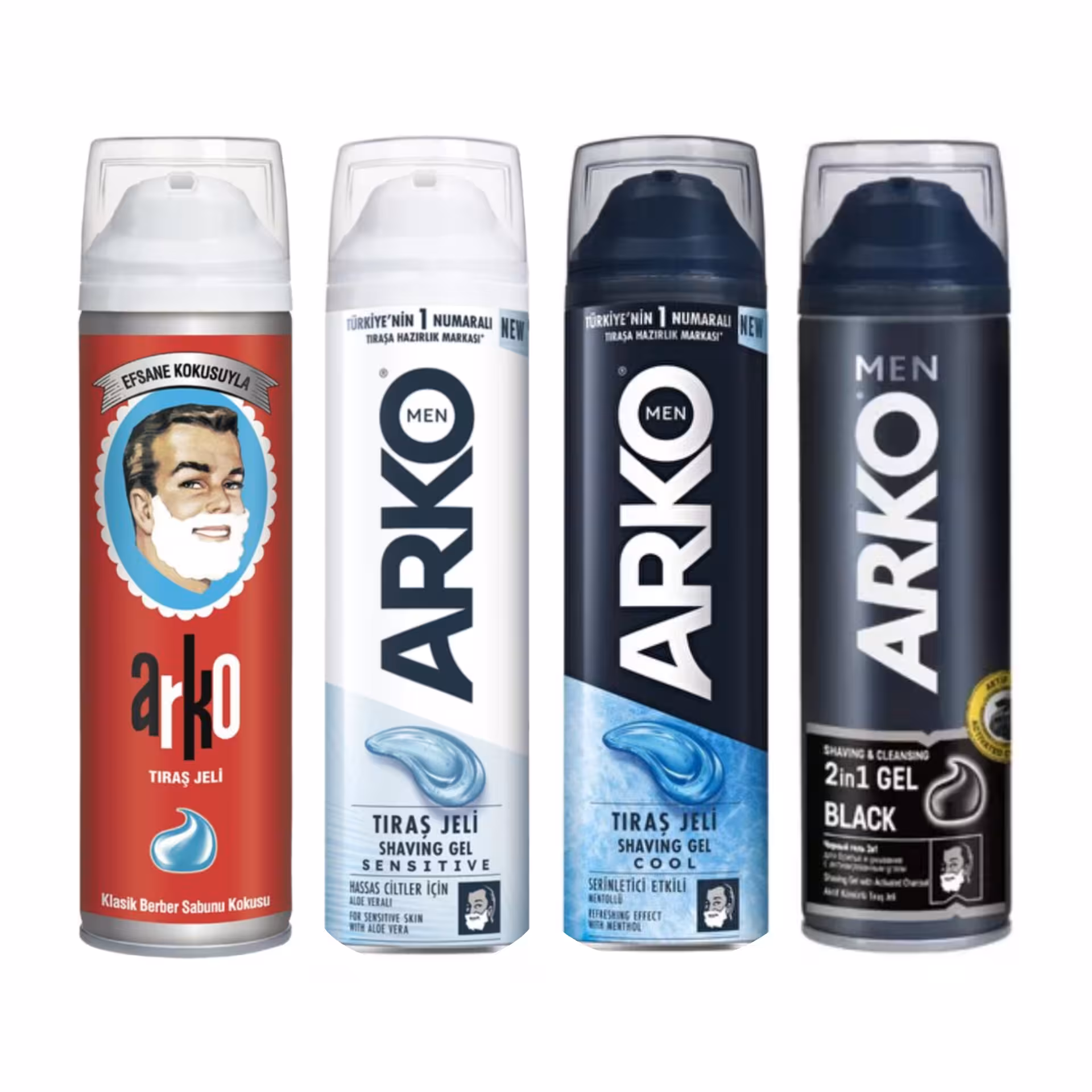 ژل اصلاح ریش آرکو حجم 200 میل